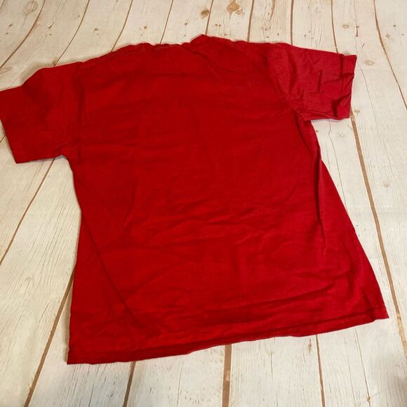Port & Company Red Be Kind Friendship Rainbow T-shirt - Picture 3 of 3